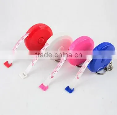 Promotional Cheap Round Customized Measuring Tape With Button photo-2