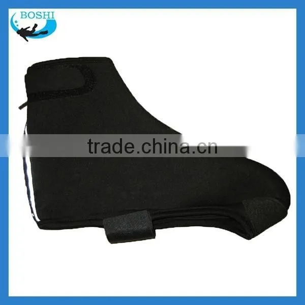 Reflective Zipper Cycling Booties Overshoes Neoprene and PU photo-2