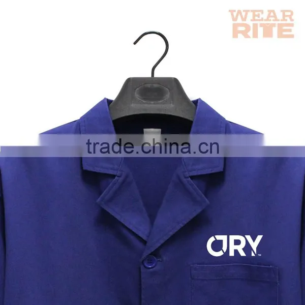 Custom Printing OEM Blue Cotton Gown photo-2