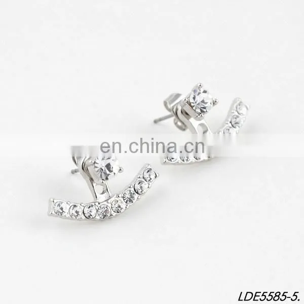 Custom Stud Earrings and Pearl Ball Ear Jacket photo-6