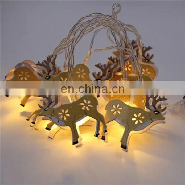 10 LED Christmas Deer Decoration Lamp ,Battery Operated String Lights,Christmas Home Decoration photo-2