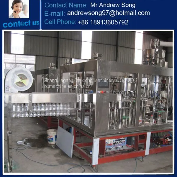 Carbonated Beverage Filling Machine / Complete Carbonated Soft Drink Production Line photo-3