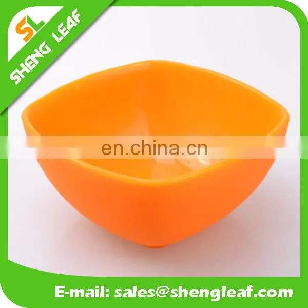 Square Shape Various Color Silicone Food Serving Bowls photo-6