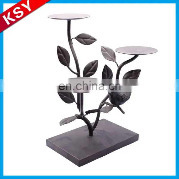 Best Selling Fine Workmanship Metal Tree Hold Custom Hanging Lantern Candle Holders Base For Wine Bottle photo-4
