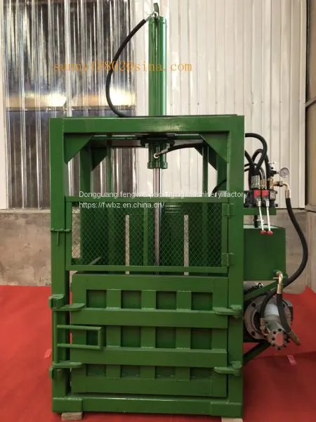 High quality and best price hydraulic baler for old clothes