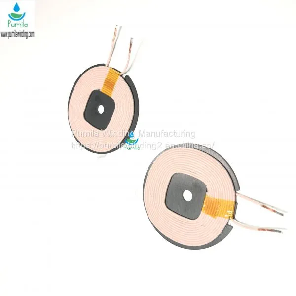 Flat Electromagnet 0.08mm*115p Wire Dia Inductance Coil 6.9uH Wireless Charger Coil tx Coil photo-2