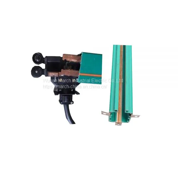 March Powerail Enclosed Conductor Copper Busbar for Overhead Crane Spare Parts photo-5