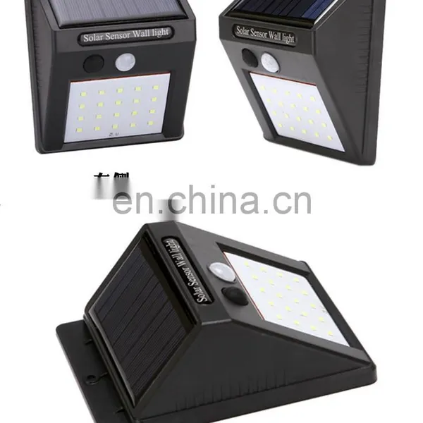 Wholesale 30led IP67 Waterproof Outdoor Motion Sensor Solar Wall Light Solar Garden Lamp photo-5