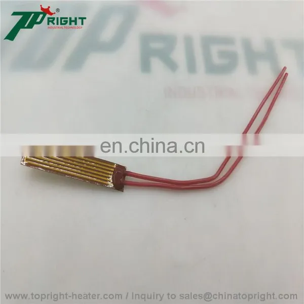 5V Battery Powered Heating Element,Customize 3.7v 5v 7.4v 9v 12v 24v 36v 48v 60v Polyimide Film Heater photo-4