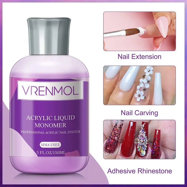 Odorless Acrylic Liquid Diy Acrylic Nail Liquid Nail Art Training photo-2
