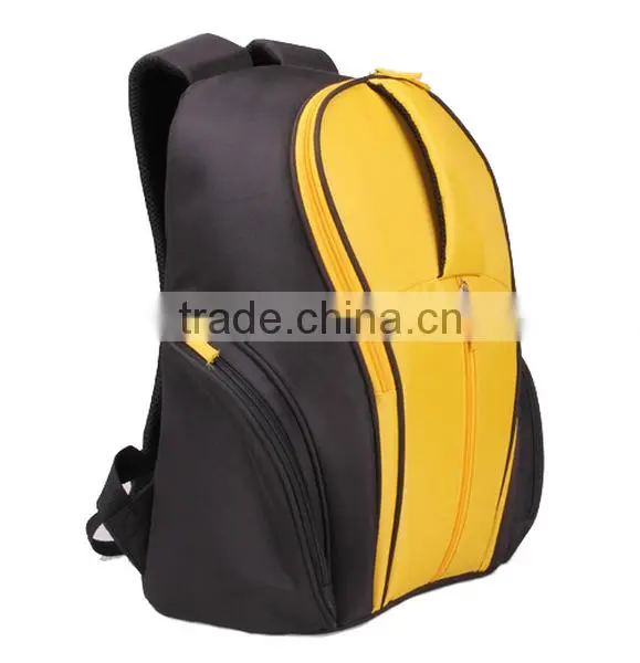 Yellow 300D Backpack Designer Diaper Bags With Bottle Bag photo-3