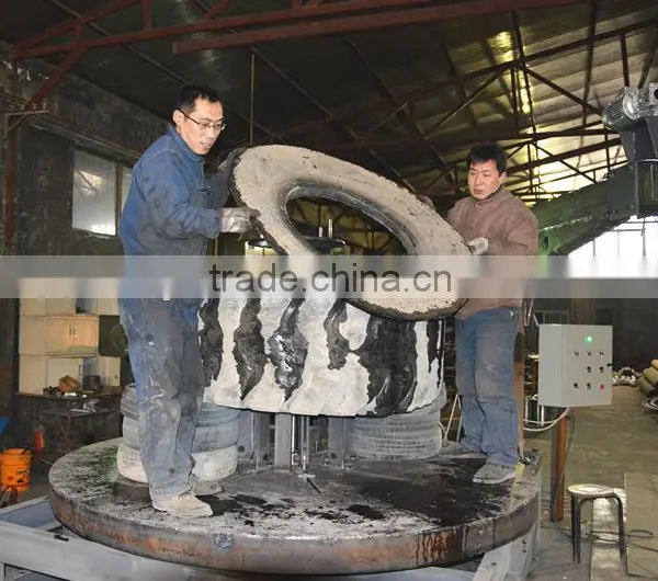 High Efficiency Otr Tire Recycling Plant for Sale/otr Scrap Tire Cutting Plant/tire Crush Machine photo-2