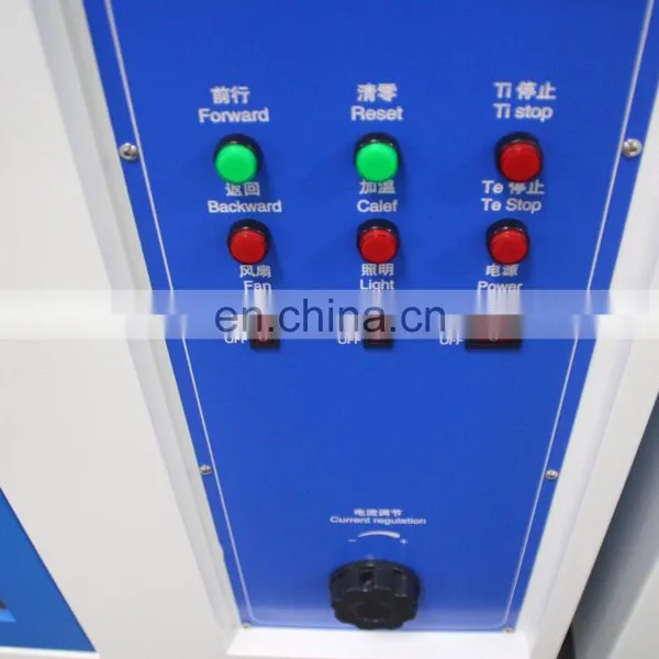 Combustion Seat Adjustable Plastic Materials Vertical Horizontal Flammability Test Oven photo-5