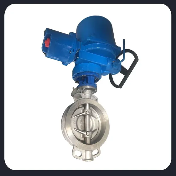 Valve Electric Device DN200 Hard Seal Electric Butterfly Valve Actuator photo-2