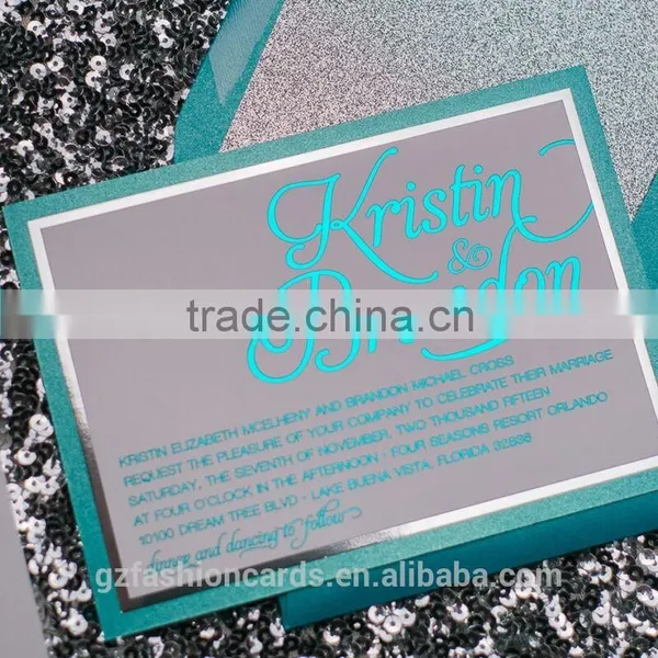High Quality Luxurious Royal Glitter Wedding Card Design photo-5
