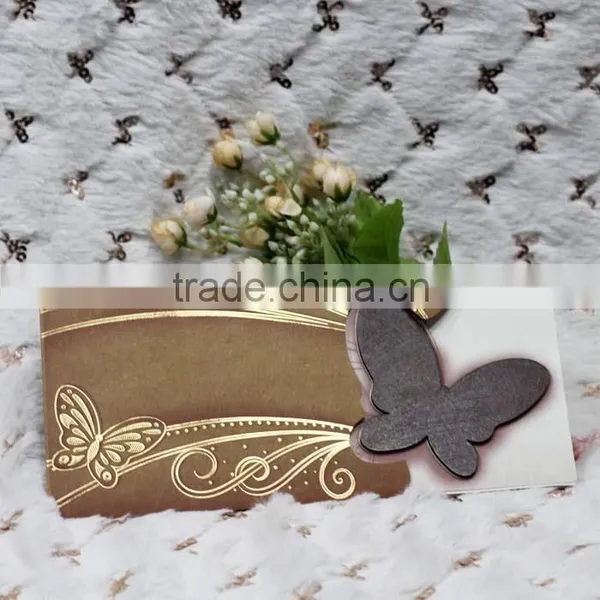 2016 Newest Hot Sales Arabian Make Butterfly Wedding Invitations photo-3