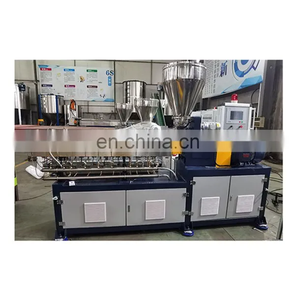 Guaranteed Quality Building Block Type Extrusion Material Small Plastic Extruder Machine