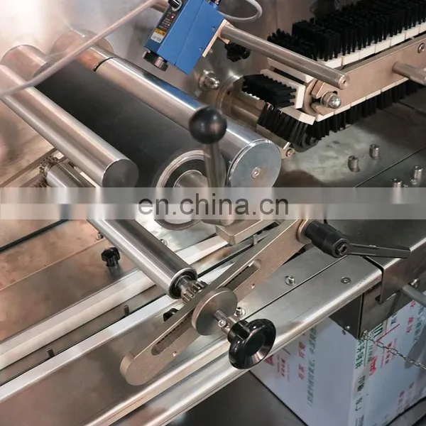 High Speed Automatic Feeding Granola Energy Bar Sachet Packaging Machines Pillow Flow Pack Line Chocolate Candy Wrapping Machine photo-5