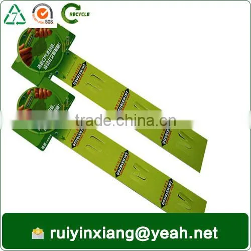 Guangzhou Factory Plastic Display Hangers Hooks Clip Strip on Sale RYX-CS019