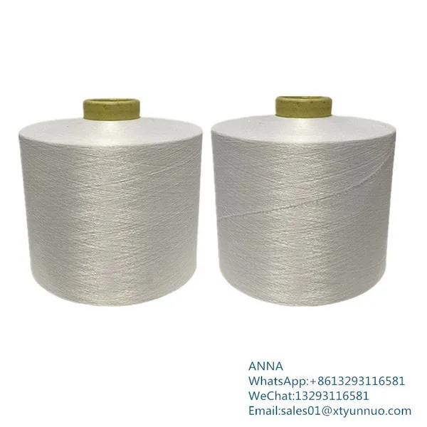 High Elasticity Thread 100% Polyester Yarn Spun Tube Yarn Colorful Polyester photo-2
