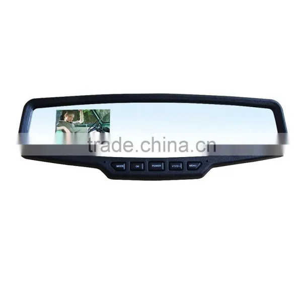 Rearview Mirror Car DVR With 2.7 Inch TFT LCD Srceen 2-way Video +720P photo-2