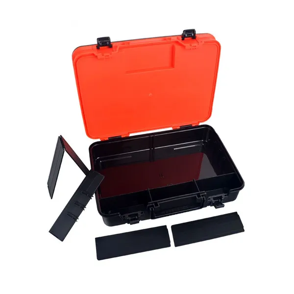 Two Tier Tackle Box for Fishing Tools Large Size Utility Fishing Lure Box Fishing Equipment photo-4