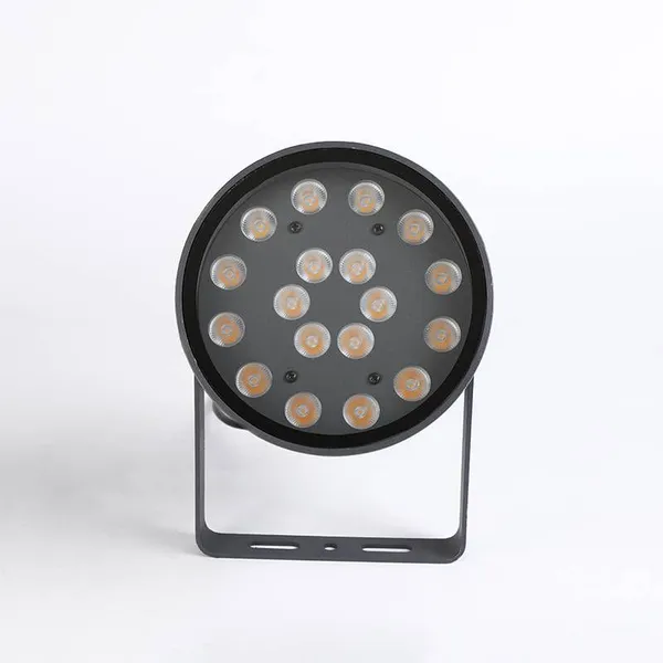 Outdoor Floodlight for Illuminating Trees, 18w Circular Light With Rgbw Four-in-one Function, Power and Illumination Effect photo-3