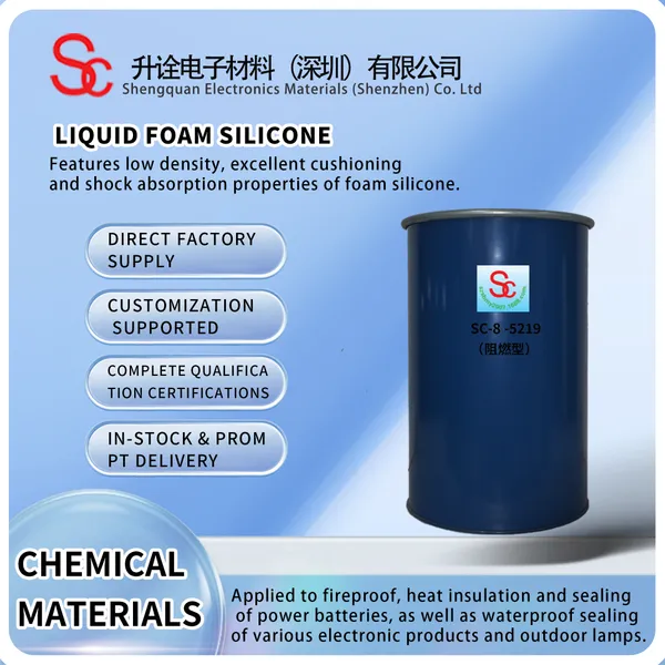 Liquid State Flame Retardant Foam Injection Silicone Rubber Heat Resistant Flame Retardant Low Density Foam Injection Silicone