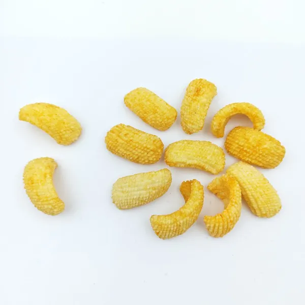 BRCGS Halal Certified Cheese Flavor Squid Roll Shape Fried Rice Crackers for Wholesale Bulk Food Distributors photo-4