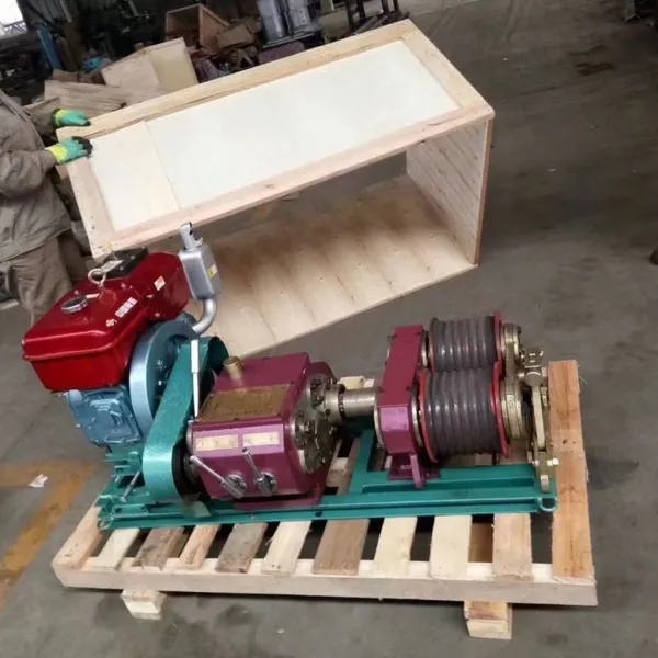 Diesel Engine Powered Winch; Pulling Motored Winch; Cable Pulling Motored Engine Winch photo-3