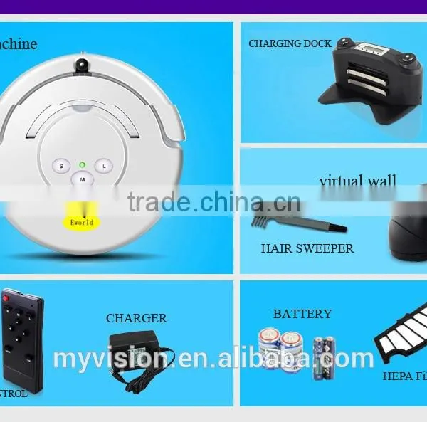 Suction Type Vacuum Cleaner Motor , 24W Electric Road Sweeper , 14.4V Robot Vacuum Cleaner Price photo-4