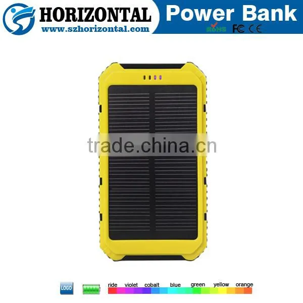 Newest 10000mah Dual Usb Charger Solar Power Bank for Cell Phones photo-6