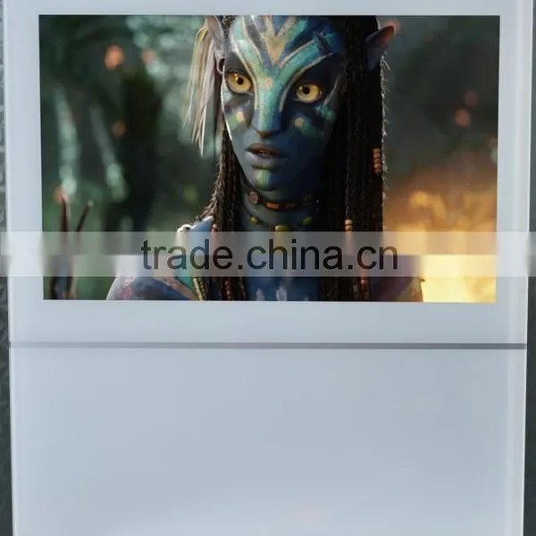 10 inch advertising video screen, digital media signage, 10" motion sensor activated pos video player