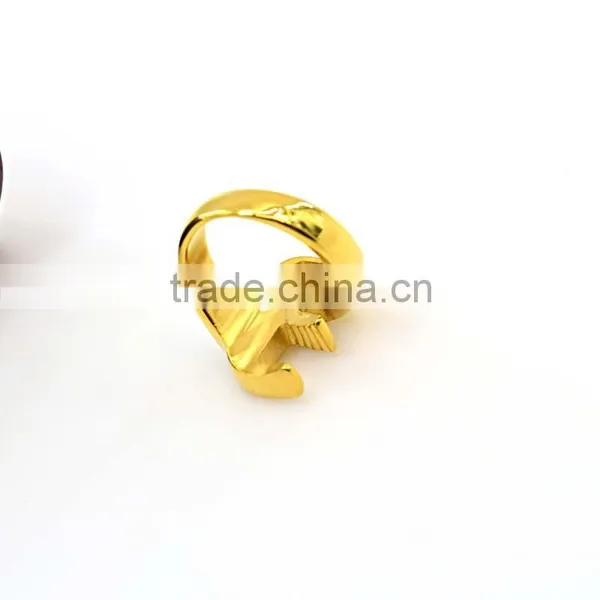 Fashion Jewelry 2016 Latest Gold Stainless Steel Rings photo-5