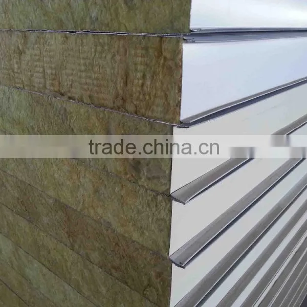 Fire Resistant Rock Wool Sandwich Panel photo-2