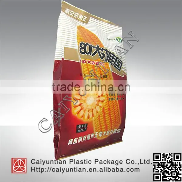 Resuable Agriculture Plastic Bag for Corn Seeds With a Clear Window/ Standed Side Gusset Plant Seeds Bag Supplier's Choice photo-4