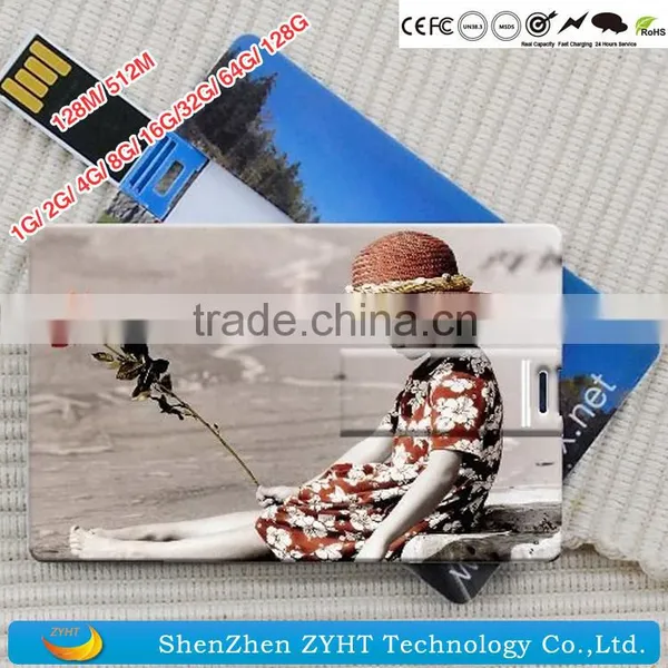 Real Capacity Fashion Design Promotional Business Card Usb 2.0 Custom Logo Usb Flash Drives With Factory Price photo-3