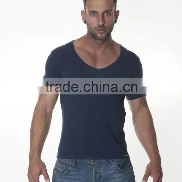 Deep O Neck Men Tshirt photo-2