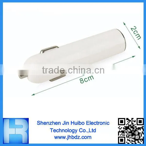 2in1 Bar Style Mobile Phone USB Auto Charger With Stainless E-rings Suitable for Smartphone Made in China By Jin Huibo