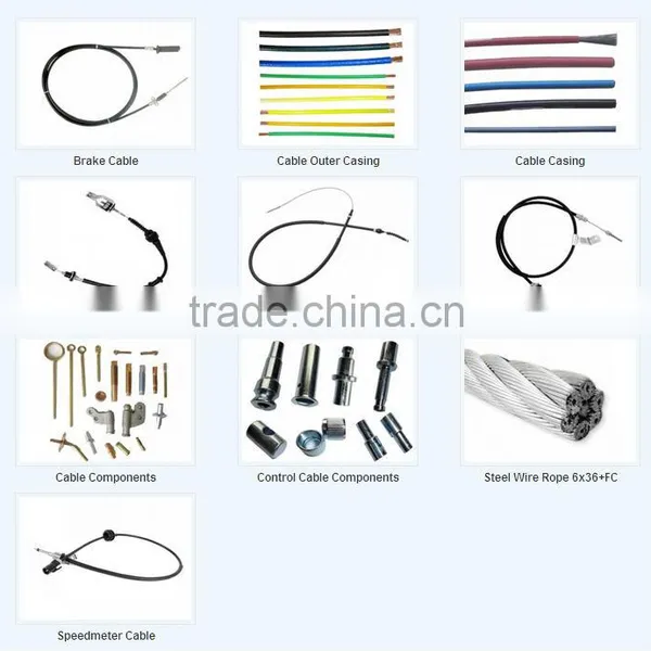 Automotive Control Cables(accelerator ,clutch,brake Cables and Cable Components)