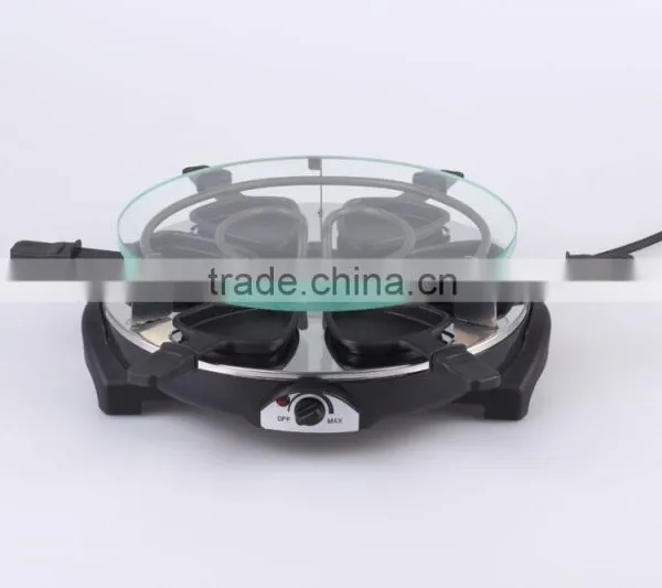 900W Raclette Grill With Temperature Thermostate For 6 Persons RG-206 WITH Stone Plate photo-4