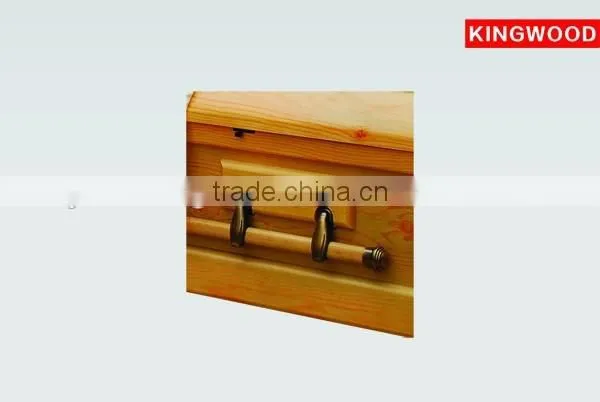 Product China PINECONE Teak Solid Wood Casket photo-2
