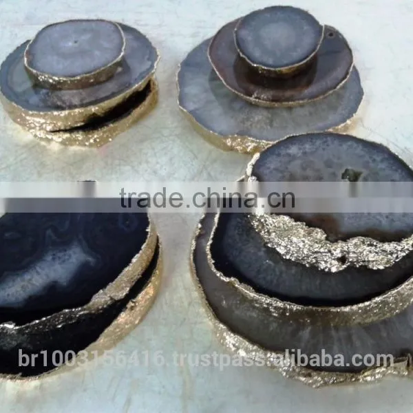 Agate Gold Coasters photo-3