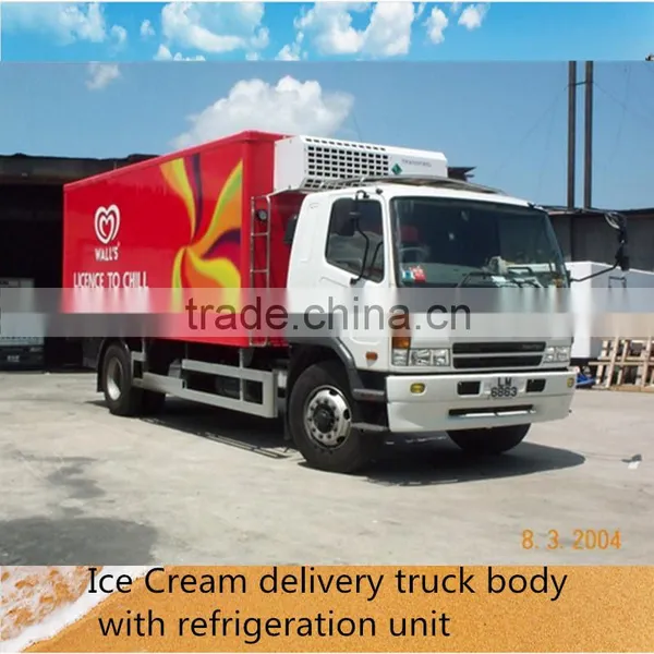 2016 New Designing Fast Food Refrigerated Van Truck Ice Cream Delivery Refrigerator Van Truck for Sale photo-6