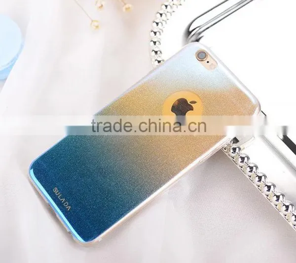Gradient Glitter Rhinestone Bling Case for IPhone 6Plus Soft TPU Rubber Back Cover for IPhone 6s Plus SLD Star Series MT-5804 photo-4