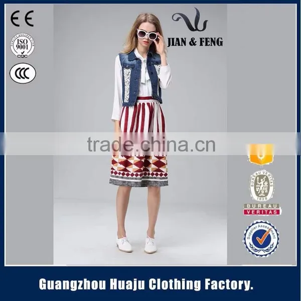 2016 New Arrival Sleeveless Denim Vest Jean Jacket for Women
