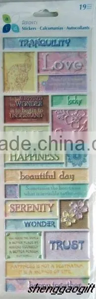 3d Crystal Cell Phone Stickers