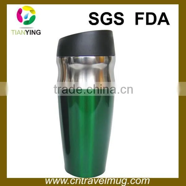 16oz Double Wall Insulated Stainless Steel Thermos Coffee Mugs