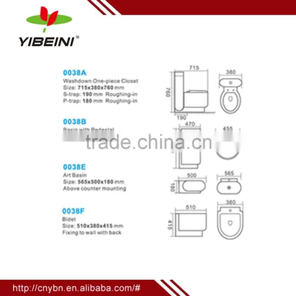 Manufacturer Ceramic Bathroom WC Toilet Set photo-2