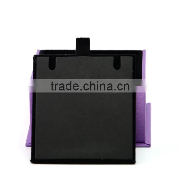 Custom Handmade Purple Cardboard Jewelry Box Bracelet photo-5